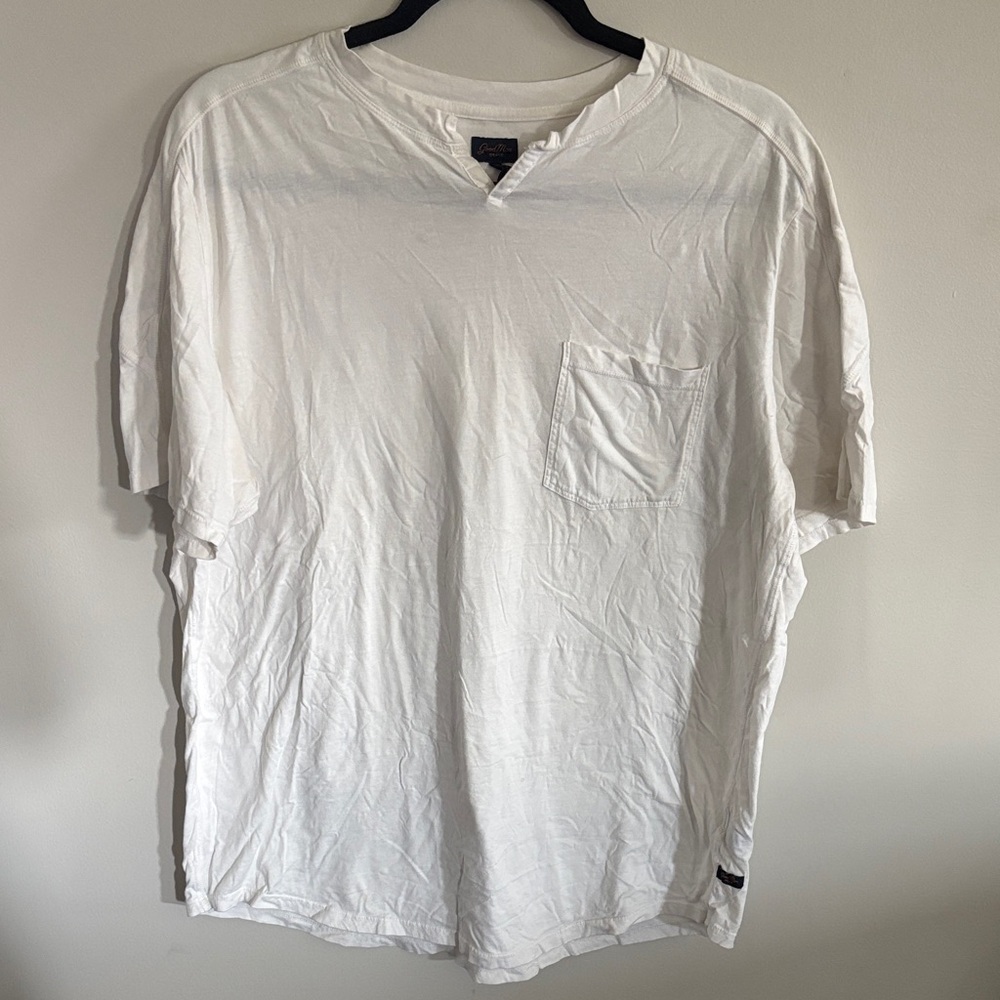 Good Man Brand White Short Sleeve Tee